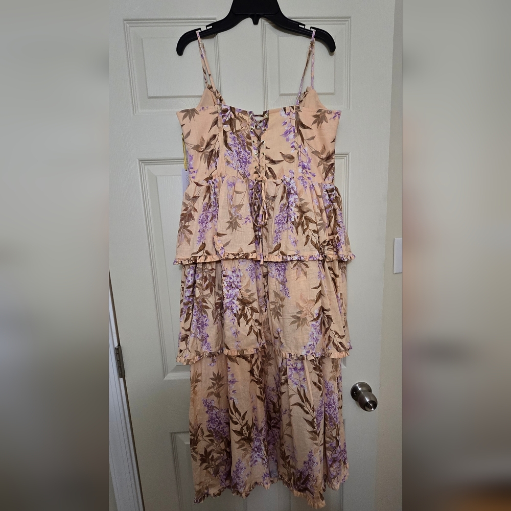 House of Harlow 1960 Floral Cream Dress - Picture 5 of 7
